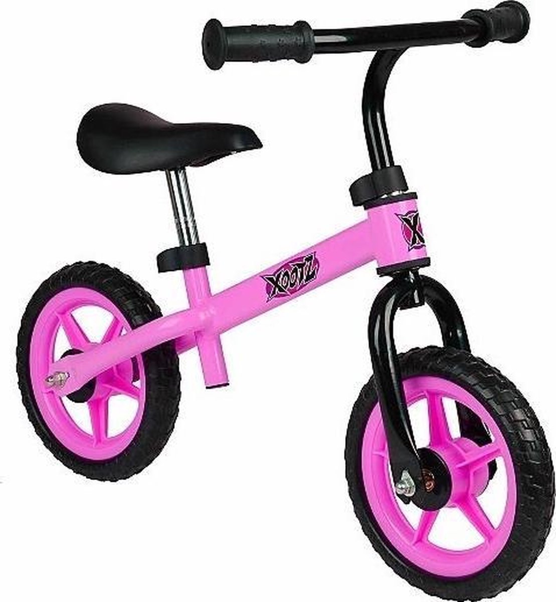 Xootz Balance stalen loopfiets - roze - 10 inch