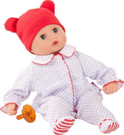Pop - Muffin - Jongen - Blauw witte pyjama - Geen haar