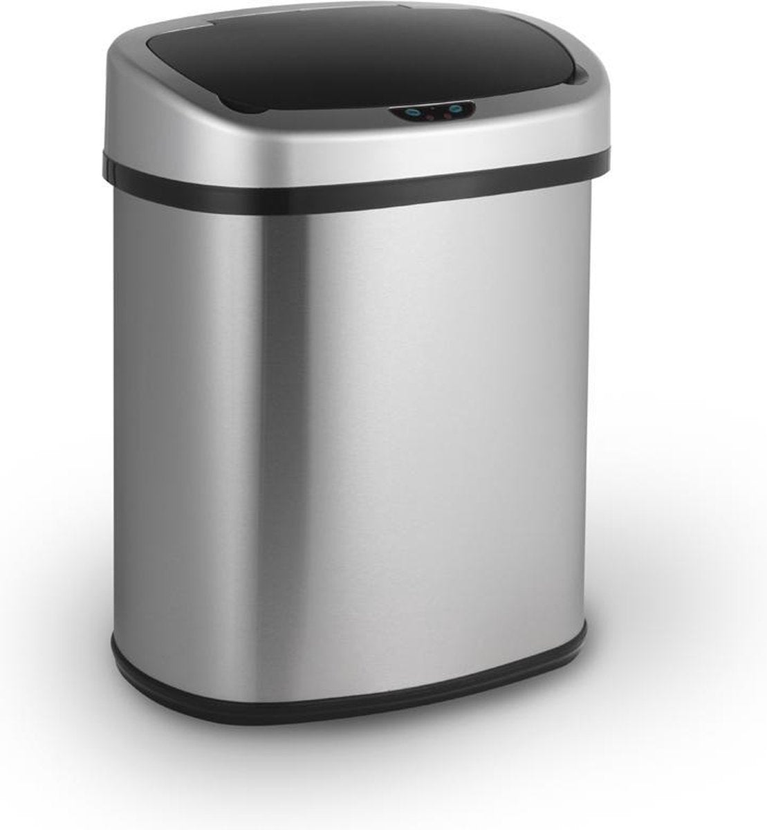 LIFA LIVING Prullenbak met Sensor - Automatische Vuilnisbak - Afvalemmer - Afvalbak - Zilver - Roestvrij Staal - Voor Keuken / Kantoor