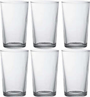 6x Drinkglazen/waterglazen Chope transparant 280 ml - Koffie/thee glazen Chope 280 ml