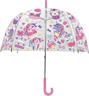 Kinderparaplu - Unicorn Kinderparaplu - Disney Cupcake Kinderparaplu - Paraplu - Paraplu kopen - Paraplu kind - Paraplumerk - automatische paraplu - Kinder paraplu - Paraplu - Disney Transparant