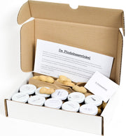 10 mini potjes pindakaas van De Pindakaaswinkel in verschillende smaken