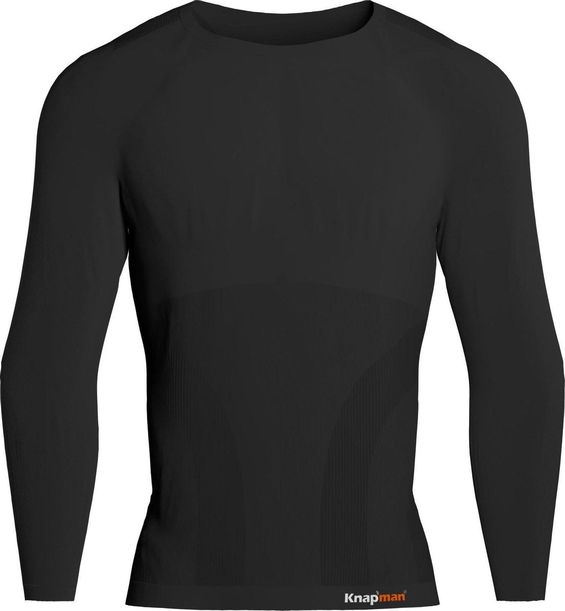 Knap'man Pro Performance Base Layer Shirt Thermo Active 2.0 Zwart | Maat L