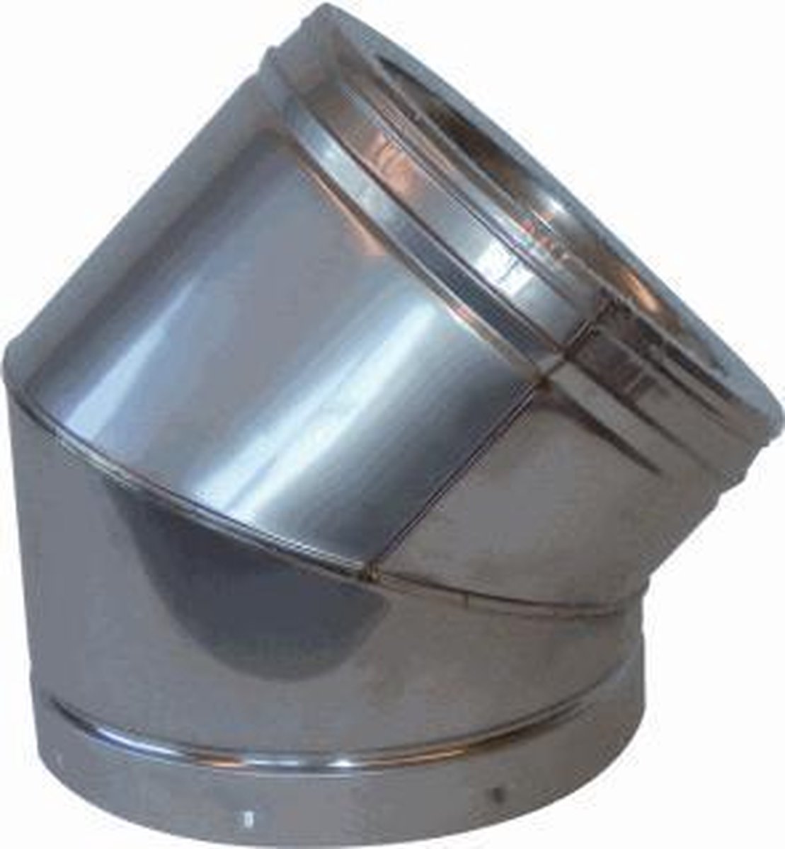 Metaloterm AT-systeem RVS bocht 45