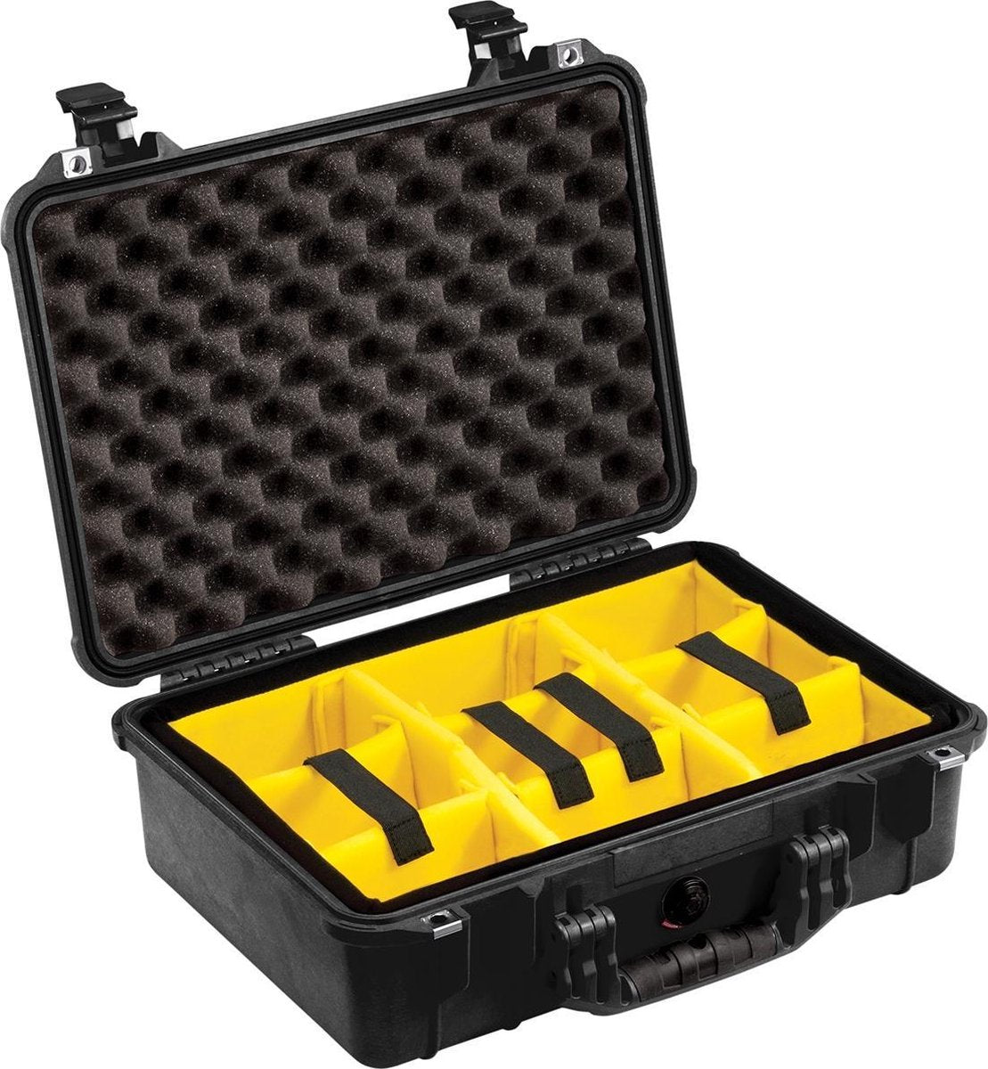 Peli 1504 Waterdichte Camerakoffer Zwart met Dividers