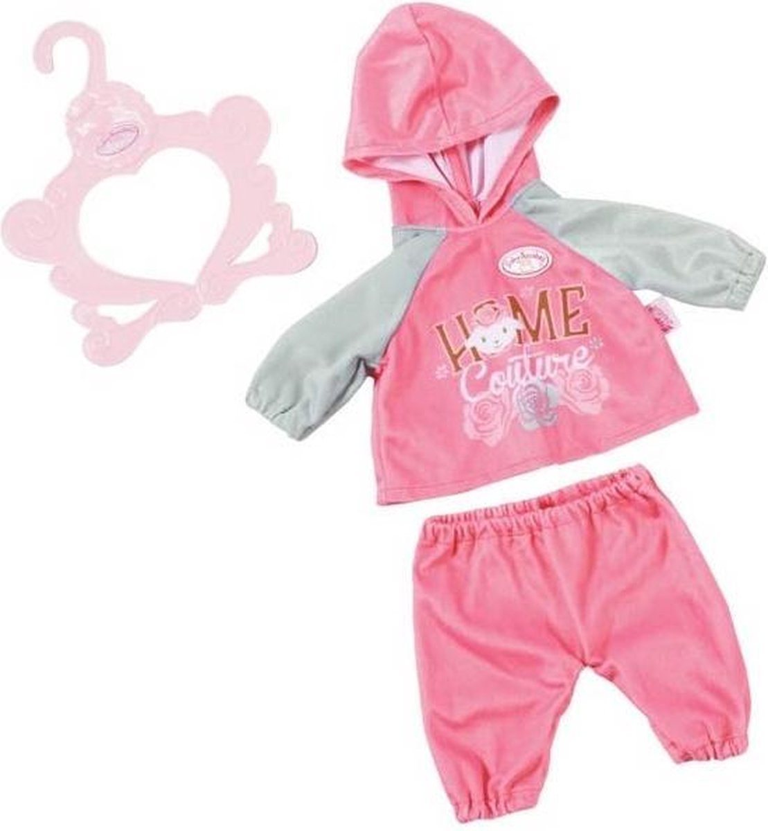 Baby Annabell Kledingset Baby Suits Roze 3-delig 43 Cm