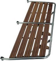 Allpa RVS Zwemplateau met teakhouten Vlonder 200 x 55cm