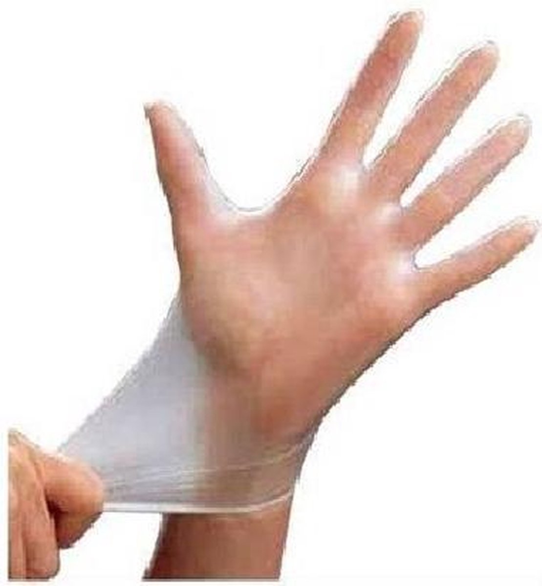 Handschoenen Wegwerp Geoperd Vinyl 100 stuks: Maat: S