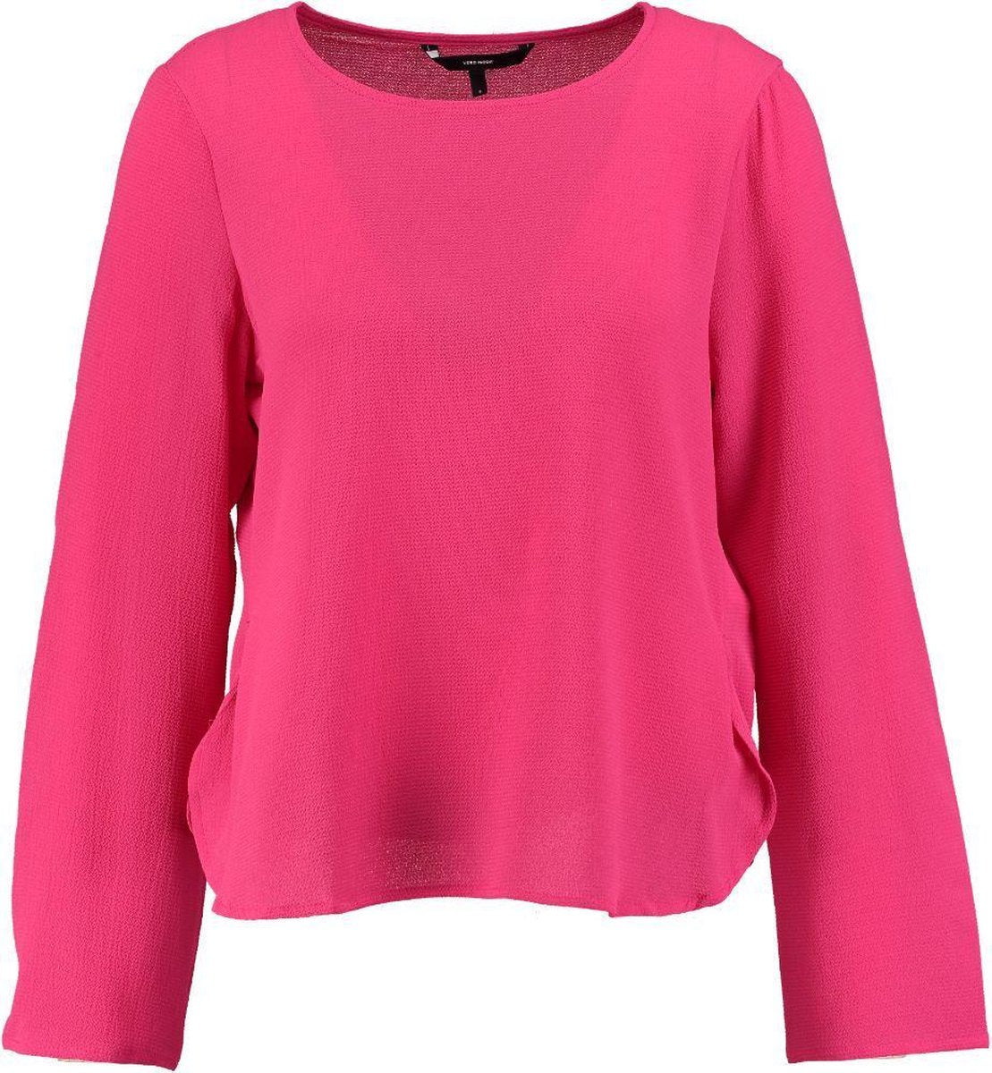Vero moda stevige roze polyester structure blouse - Maat  S