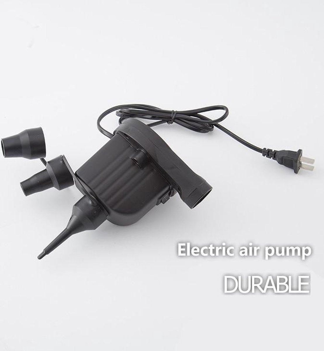 Metro®  Elektrische Luchtpomp AC/DC 12V - 12 / 220 Volt Luchtbed Pomp Opblaasbaar boot / Zwembad / Opblaasbare / Boot / Matras - Luchtbed Pomp -Opblaas Pomp-handige en compacte 220V/12V