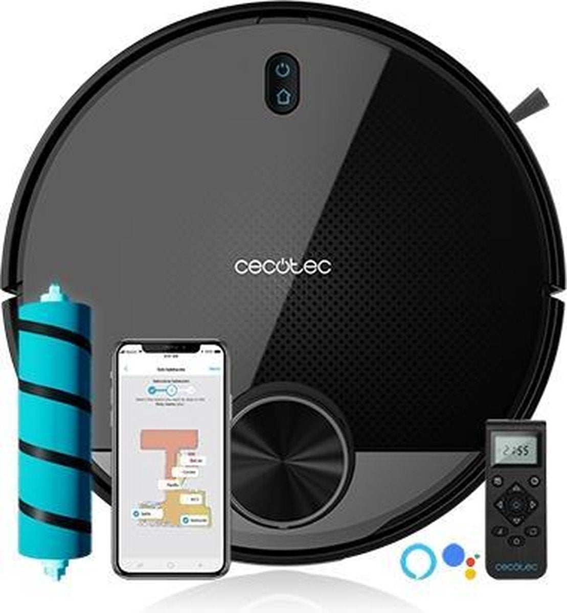 Robot stofzuiger Cecotec Conga 3790 2300 Pa 3200 mAh WiFi Zwart