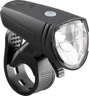 AXA LED Koplamp Greenline Fietsverlichting - USB Oplaadbaar - 15 Lux - Zwart