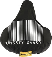 Niet Verkeerd Zadeldek Barcode 17 X 25 Cm Polyester Zwart/wit