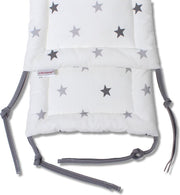 Hobea - hoofdbeschermer - babybedje - sterren - wit