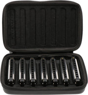 Fazley MHM-PACK mondharmonica 7-pack met opbergkoffer