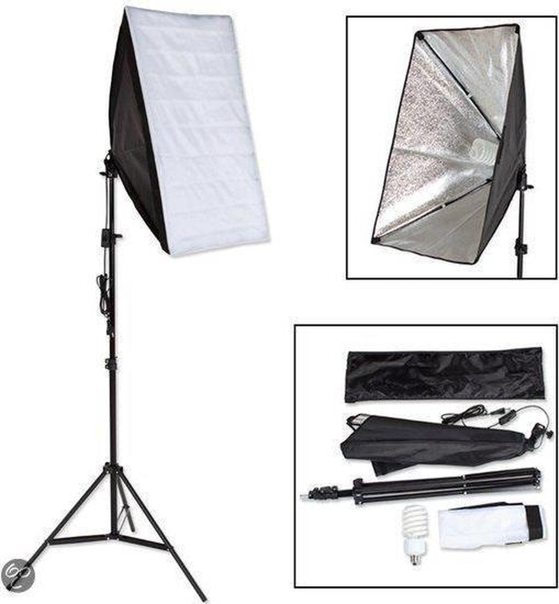 Studiolamp - 1 x fotolamp fotografie softbox