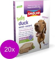 Smolke Vers Gestoomde Maaltijd - Eend&Bruine Rijst&Groente - Hondenvoer - 20 x 395 g