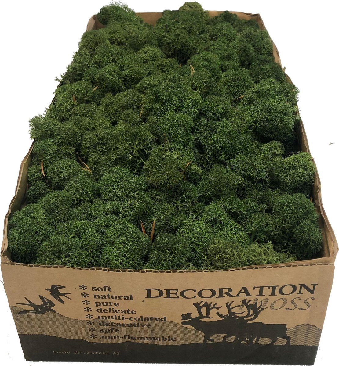 MosBiz Rendiermos Natural / Wit per 500 gram voor decoraties