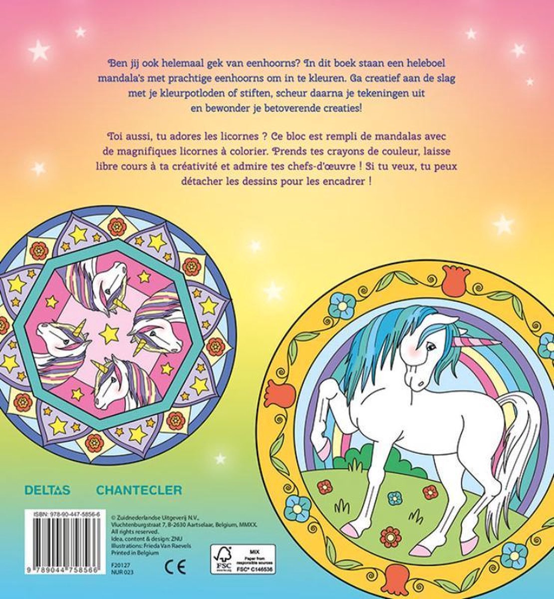 Unicorn Mandala Color