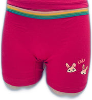 Embrator 2-stuks meisjes Boxershort met opdruk fuchsia maat 104/110