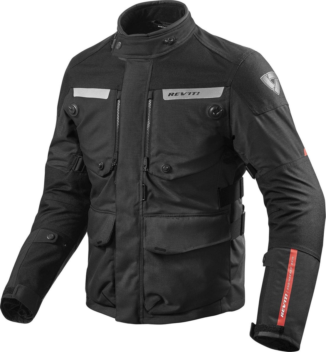 REV'IT Horizon 2 Black Textile Motorcycle Jacket XL