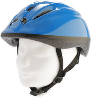 Kinderfietshelm PexKids Race Car - blauw (52-56 cm)