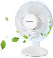 Aigostar Vicki 33JTM - Tafelventilator - Ø 27.5 cm - Parelmoer wit