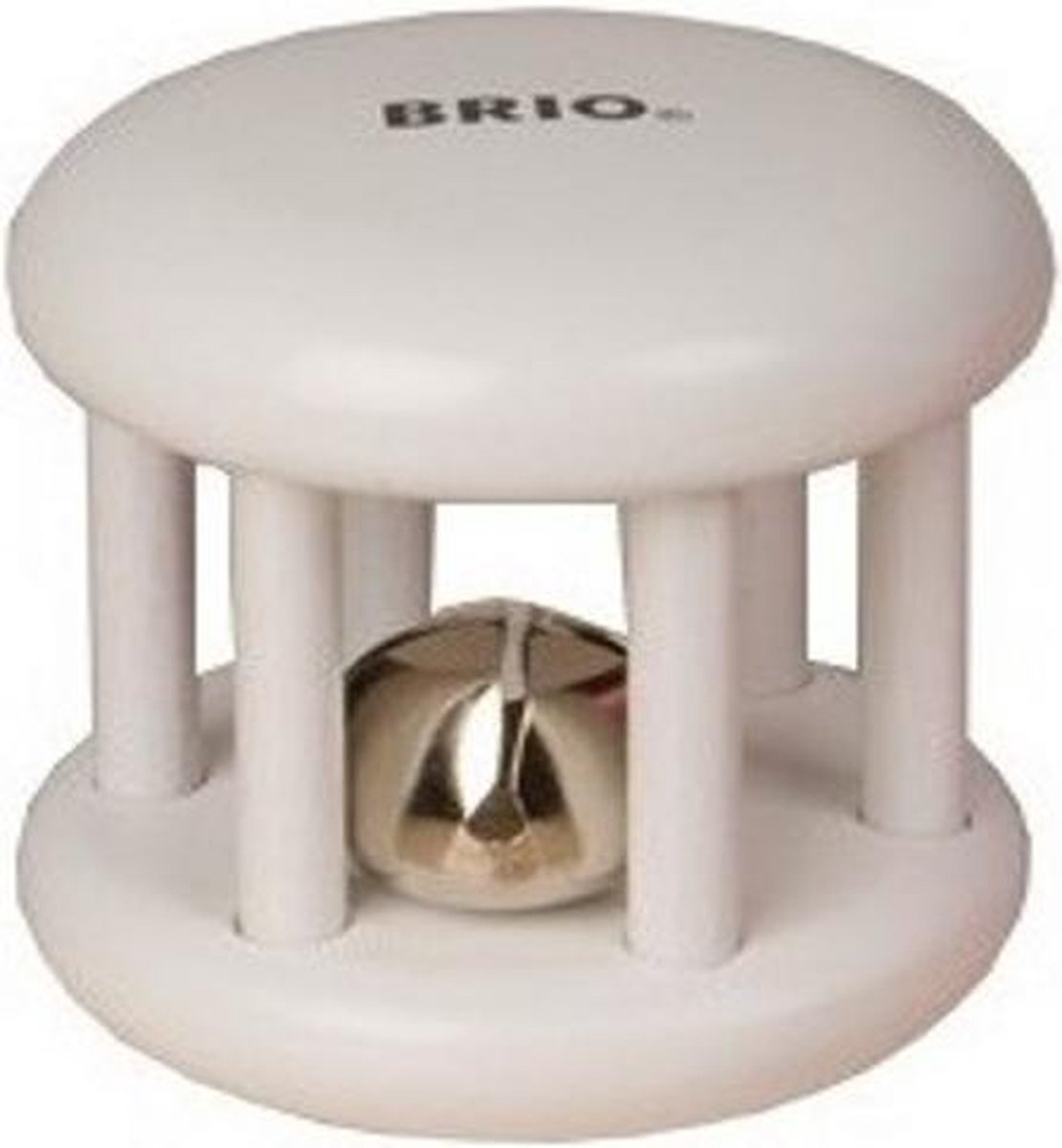 Brio babyspeelgoed rammelaar wit