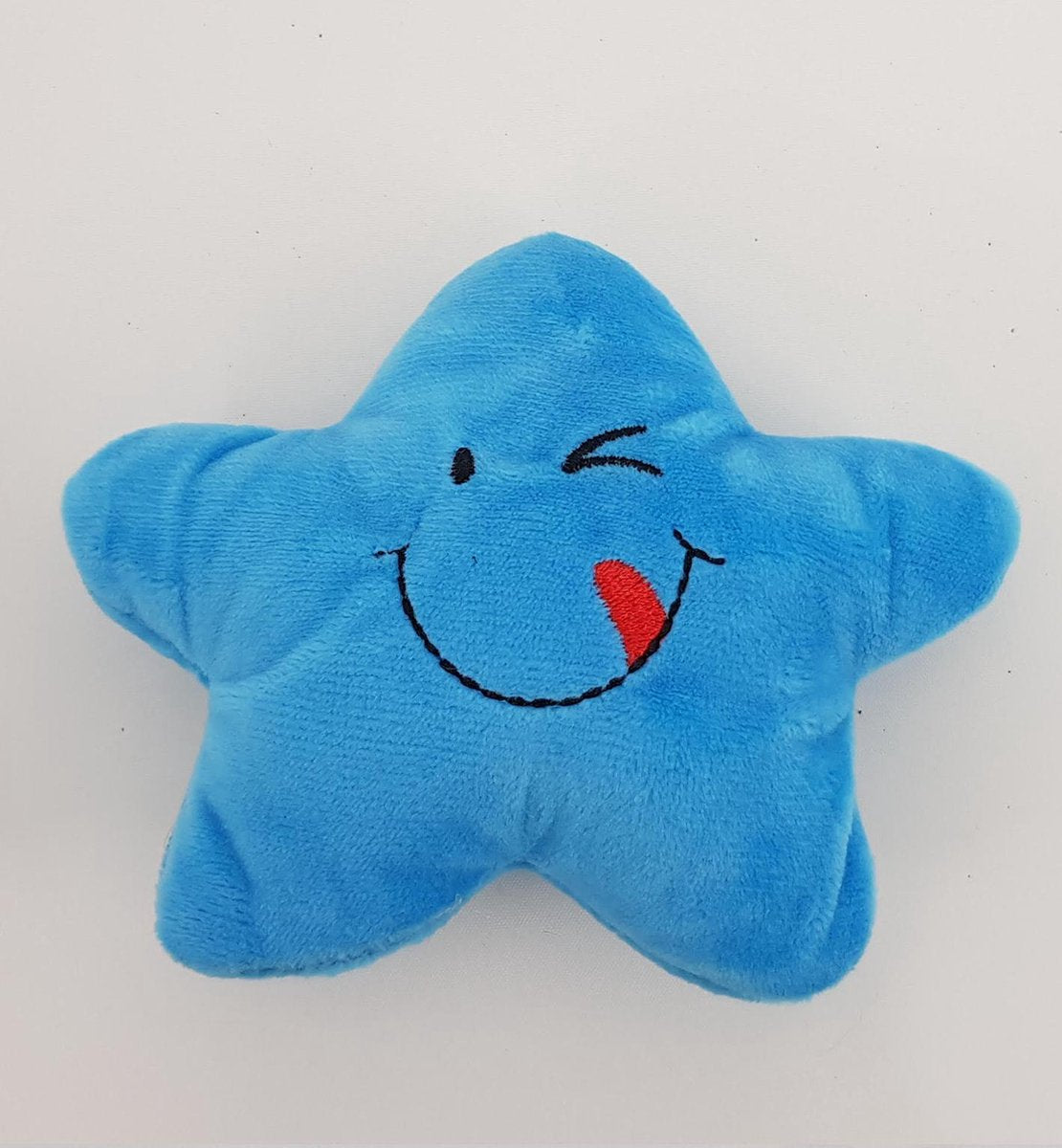 Pluche Ster met piep - Hondenspeelgoed - hondenspeeltje - hondenknuffel - piepspeeltje