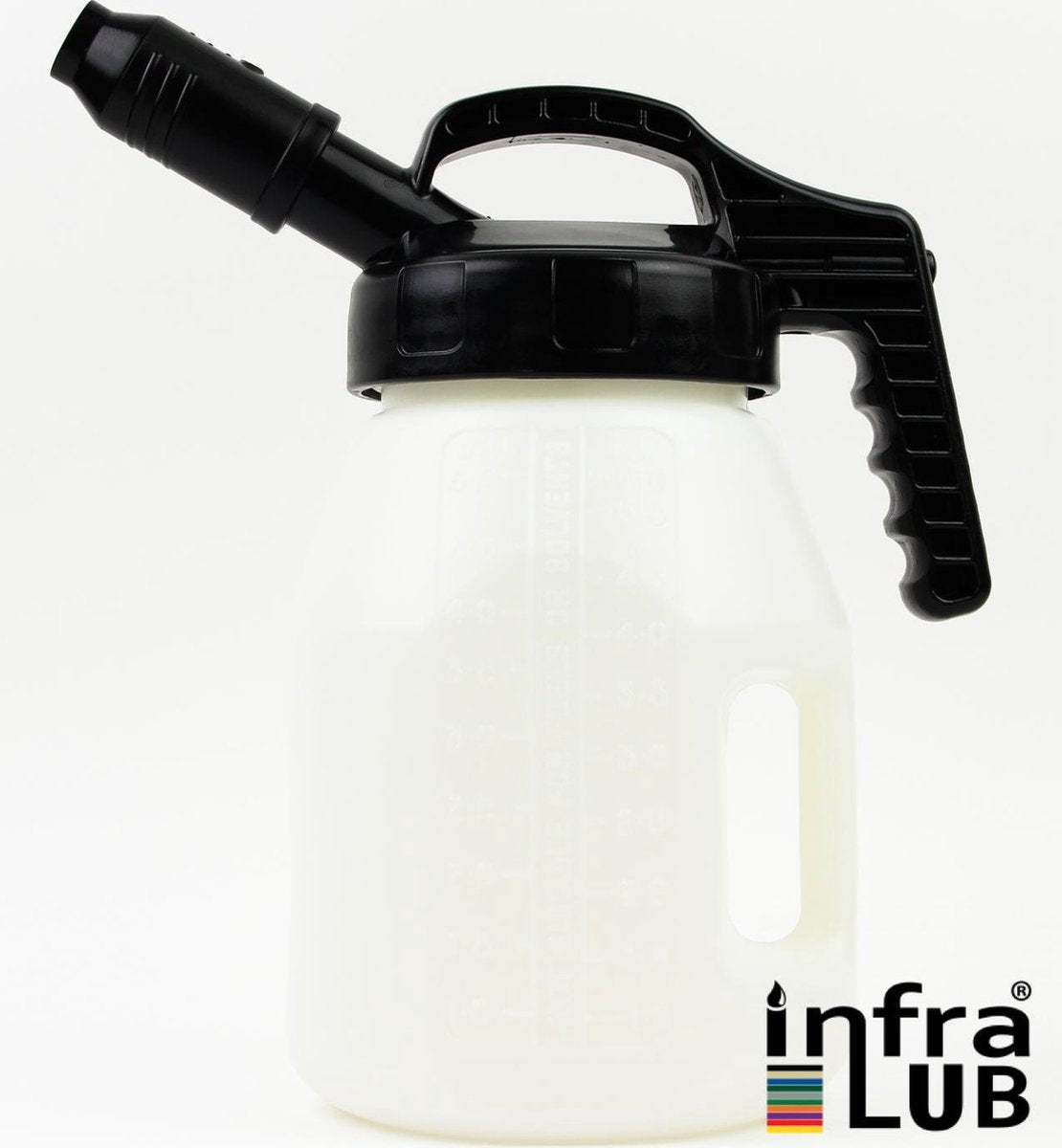 Schenkkan (5 L) met korte tuit deksel - zwart