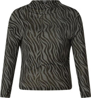 ES&SY Nanouk Top - Faded Grey/Multi-Col - maat 38