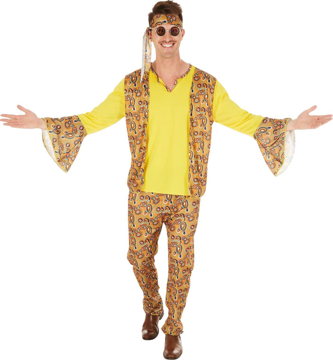 dressforfun - herenkostuum discoster M  - verkleedkleding kostuum halloween verkleden feestkleding carnavalskleding carnaval feestkledij partykleding - 300958