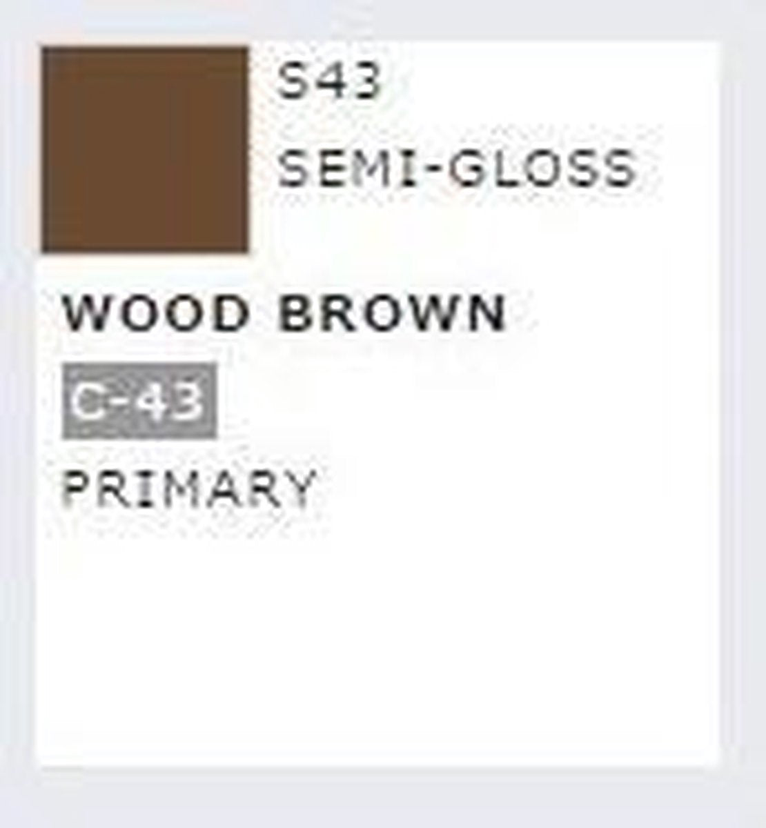 Mrhobby - Mr. Color Spray 100 Ml Wood Brown (Mrh-s-043)