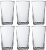 6x Drinkglazen/waterglazen Chope transparant 330 ml - Koffie/thee glazen Chope 330 ml