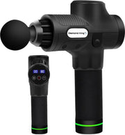 DiamondKing - Massage gun - Spierherstel - Sport en Relax- Inclusief koffertje en 6 opzetstukken