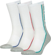 HEAD - performance 3-pack crew wit & grijs - 39-42