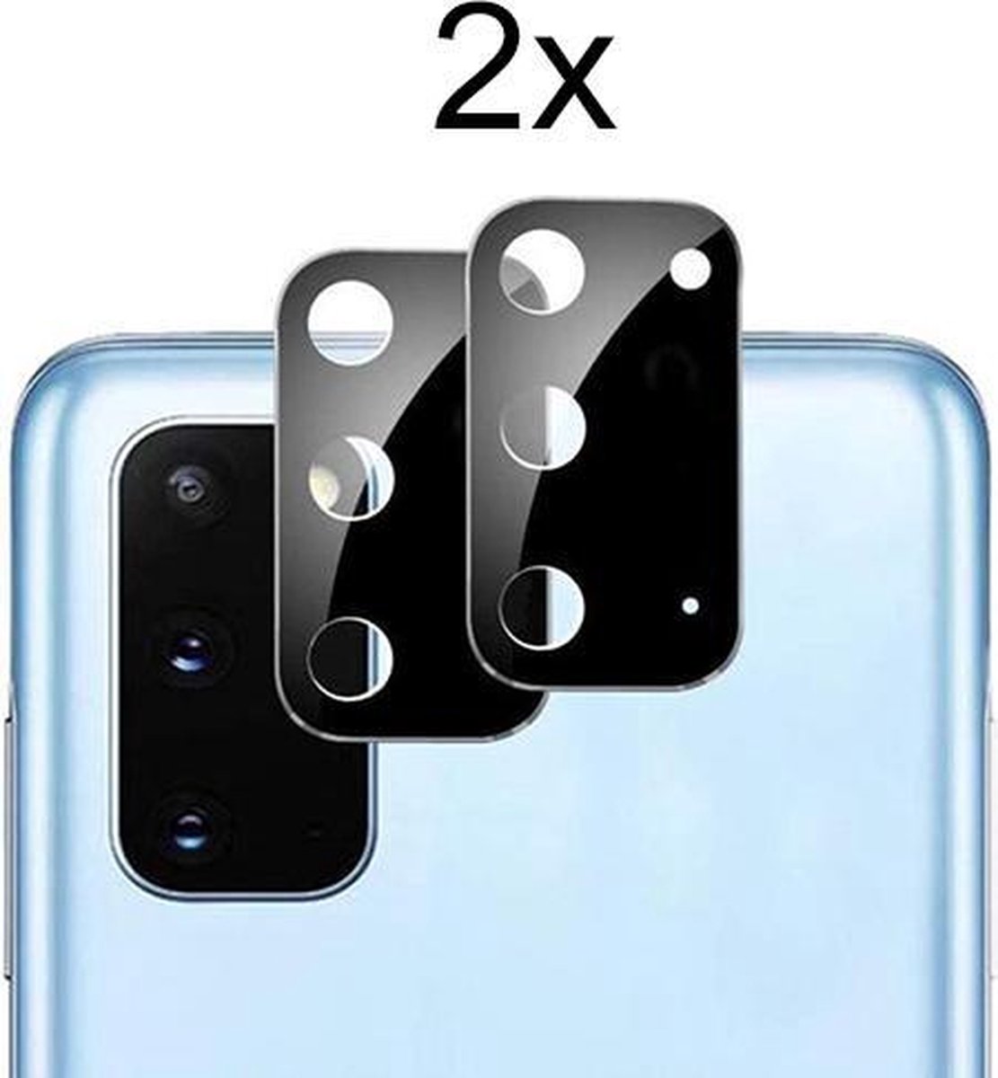 Beschermglas Samsung S20 Screenprotector - Camera Lens Screenprotector - 2x
