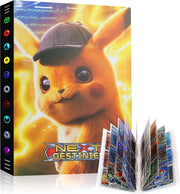 EverToys Verzamelmap - 432x kaarten - 9 pocket - Map voor Kaarten - Pokemon -  A4 - Speelgoed - Binder - Card Sleeves - Verjaardag - Album - Pikachu Detective