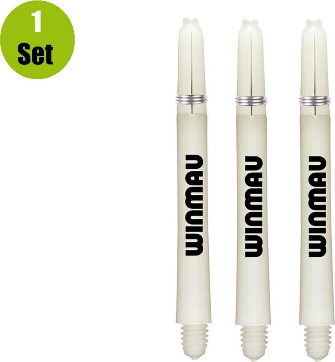 Winmau Dart Shafts Nylon Signature - Wit - Short - (1 Set)