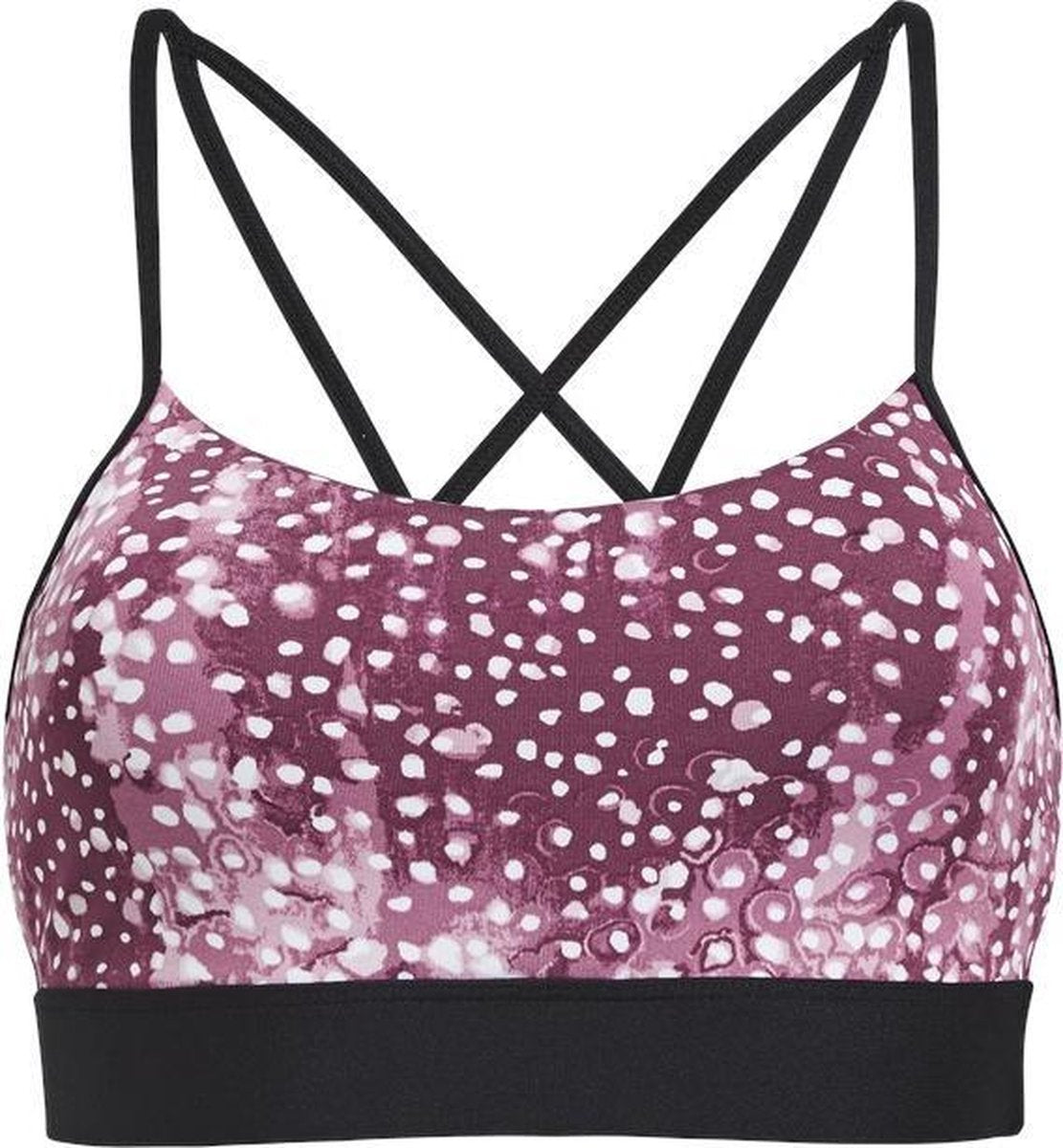 Röhnisch Sporttops Flattering Dames Roze Gestippeld Maat L