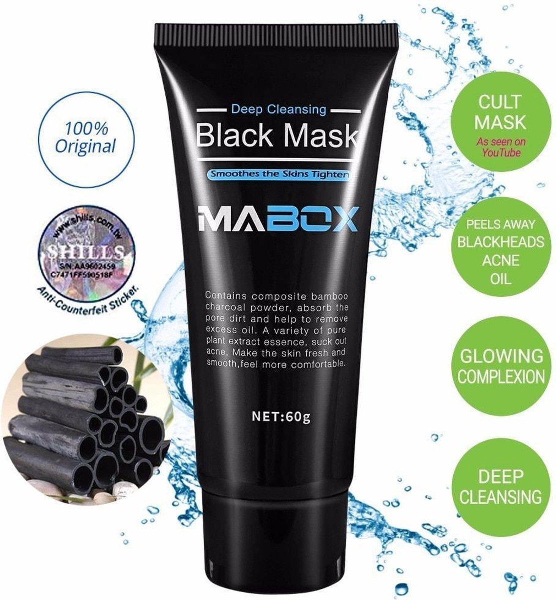 Black Head Peel off Mask  - Verzorgend gezichtsmasker - Mee-Eters - Acne en Gezichtsverzorging