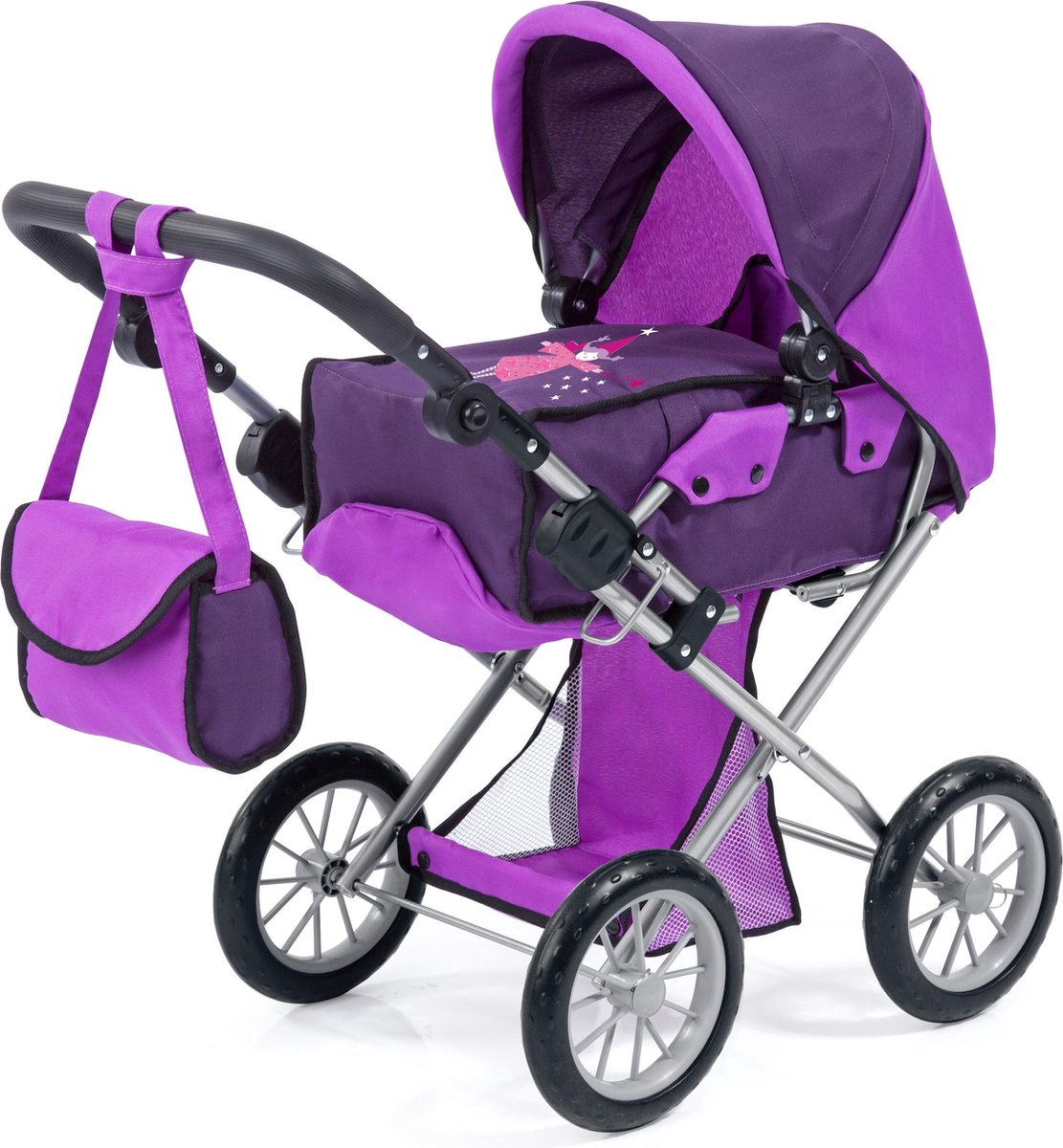 Poppenwagen Bayer City Star purper