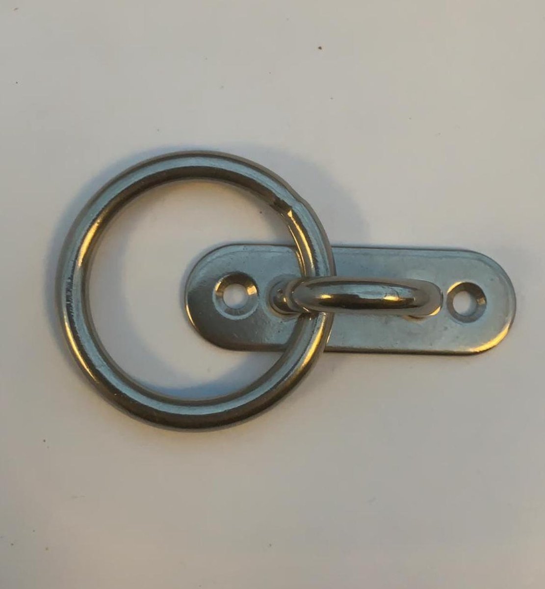 Aanlegring 8 mm RVS