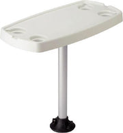Garelick rechthoekige witte Boottafel 46 x 76 cm