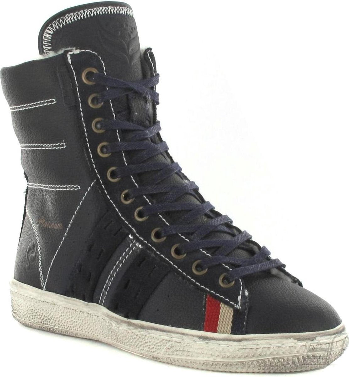 Quick Platinum DLx - Sportschoenen - Kinderen - Maat 32 - Donker Navy;Wit;Rood
