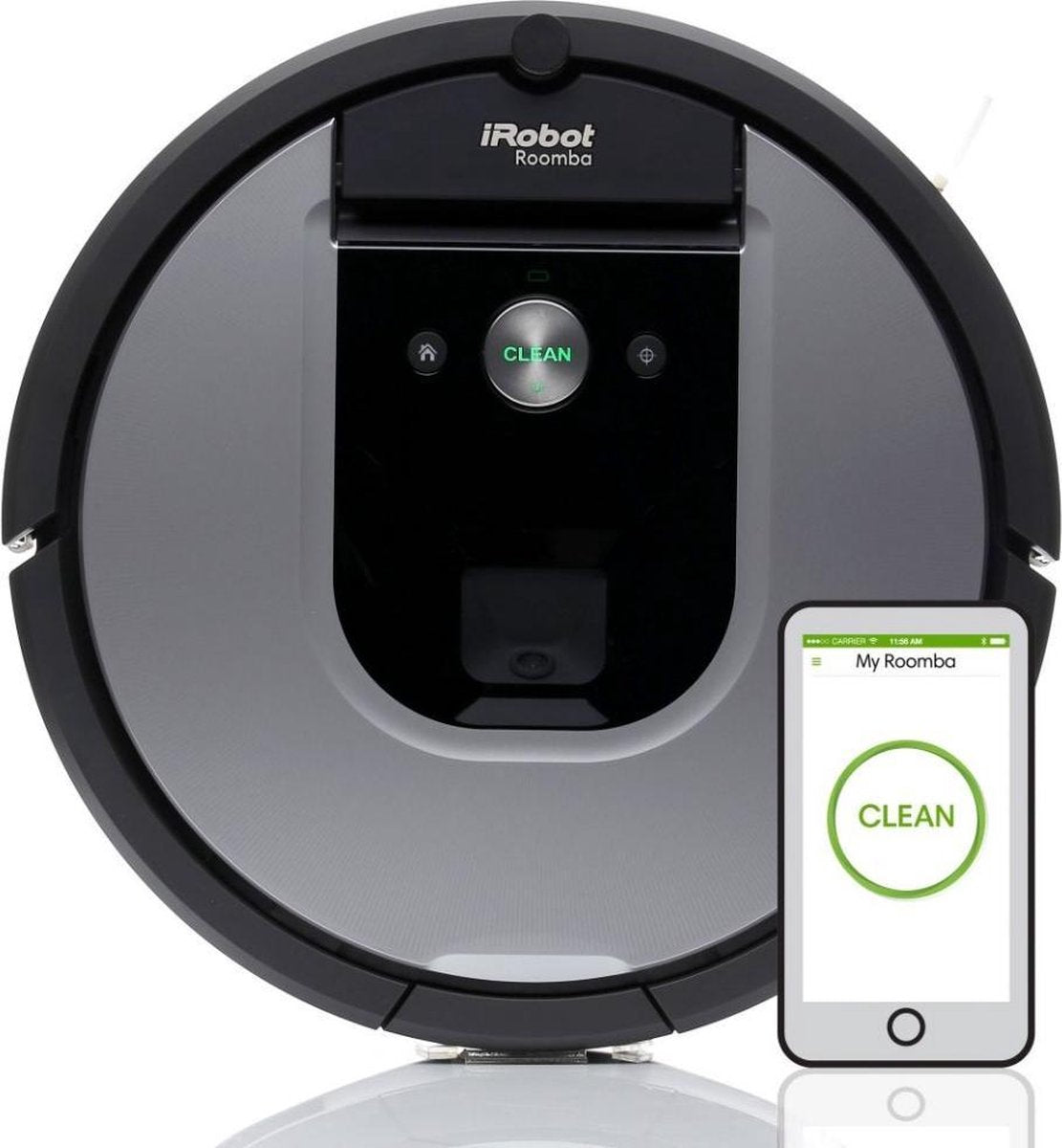 iRobot Roomba 965 robotstofzuiger Zakloos Zwart
