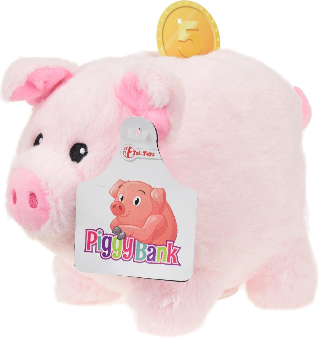 Spaarpot varken: roze 19 cm