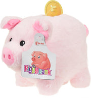 Spaarpot varken: roze 19 cm