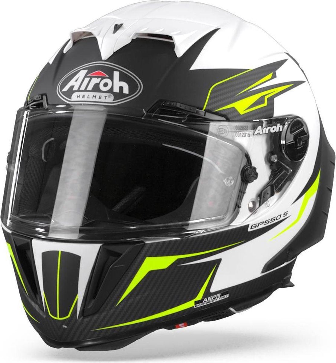 Airoh GP550 S Venom White Matt Full Face Helmet XL