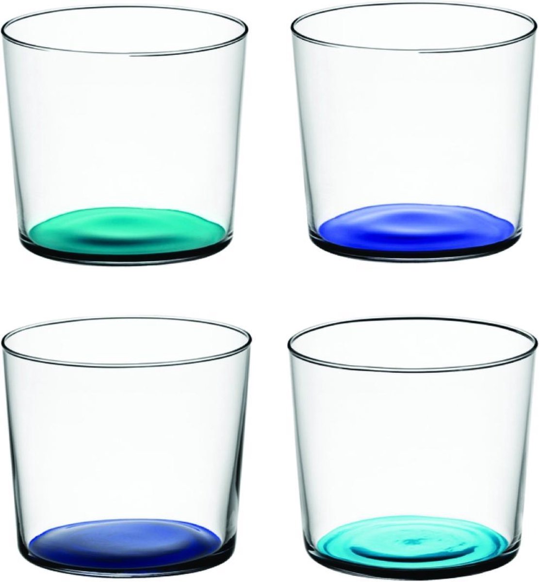 LSA Coro Waterglazen - 4 Stuks - 310 ml - Blauw